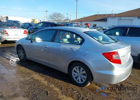2012 Honda Civic Lx из США, поврежденный, VIN 2HGFB2F53CH333846